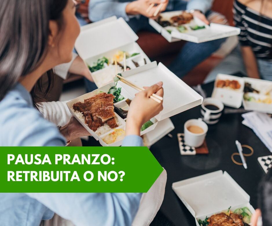 pausa pranzo retribuita